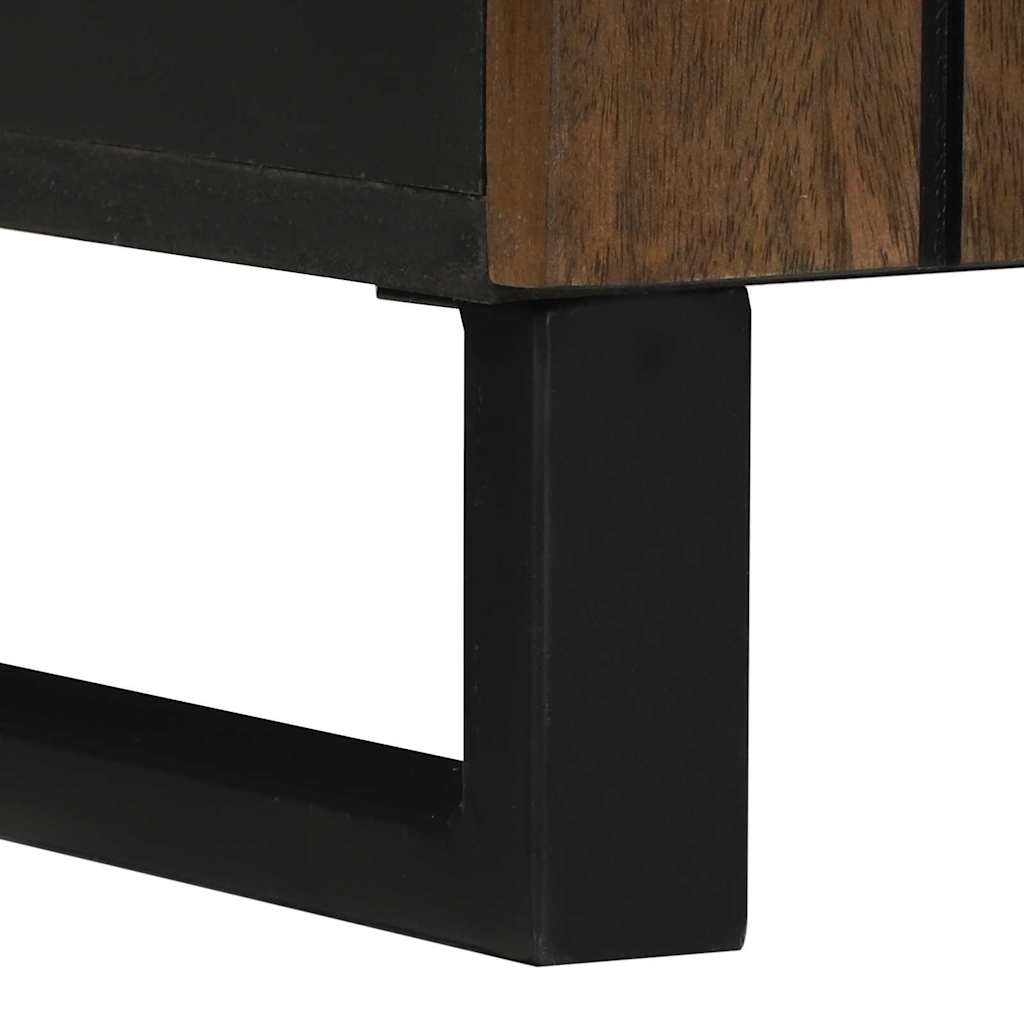 Vonios kriauklės spintelė 62 x 33 x 58 cm – Tvirto mangų medžio dizainas.