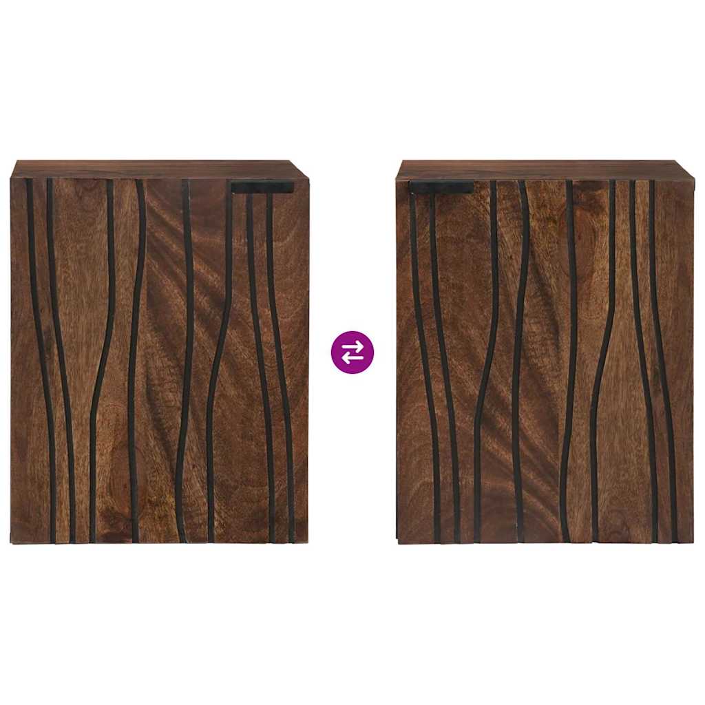 Walnut Bathroom Sink Cabinet 38 x 33.5 x 48 cm