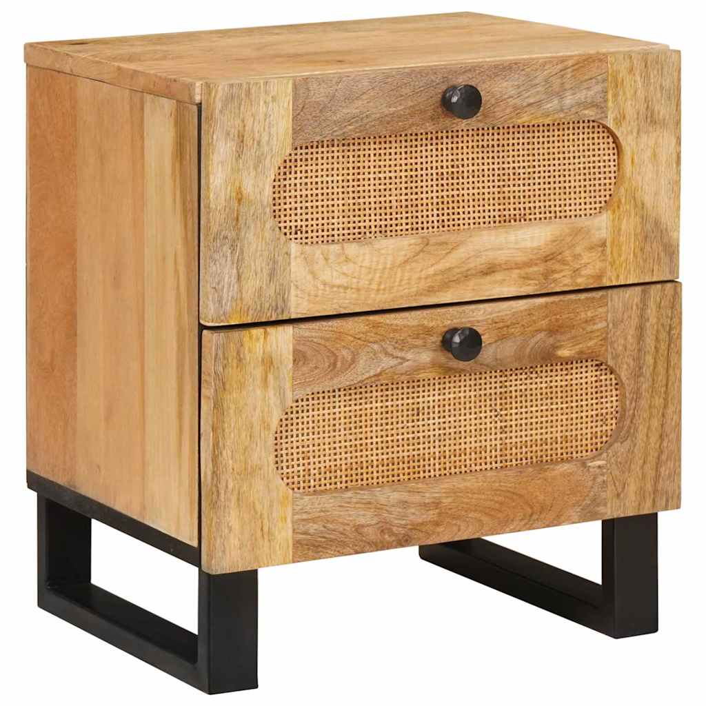 Bedside cabinet 2 pcs Natural 40 x 33.5 x 46 cm