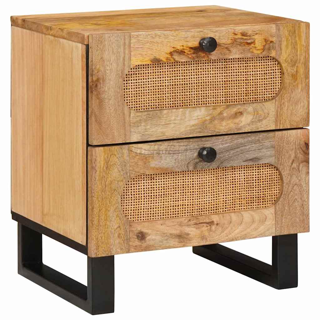 Bedside cabinet 2 pcs Natural 40 x 33.5 x 46 cm
