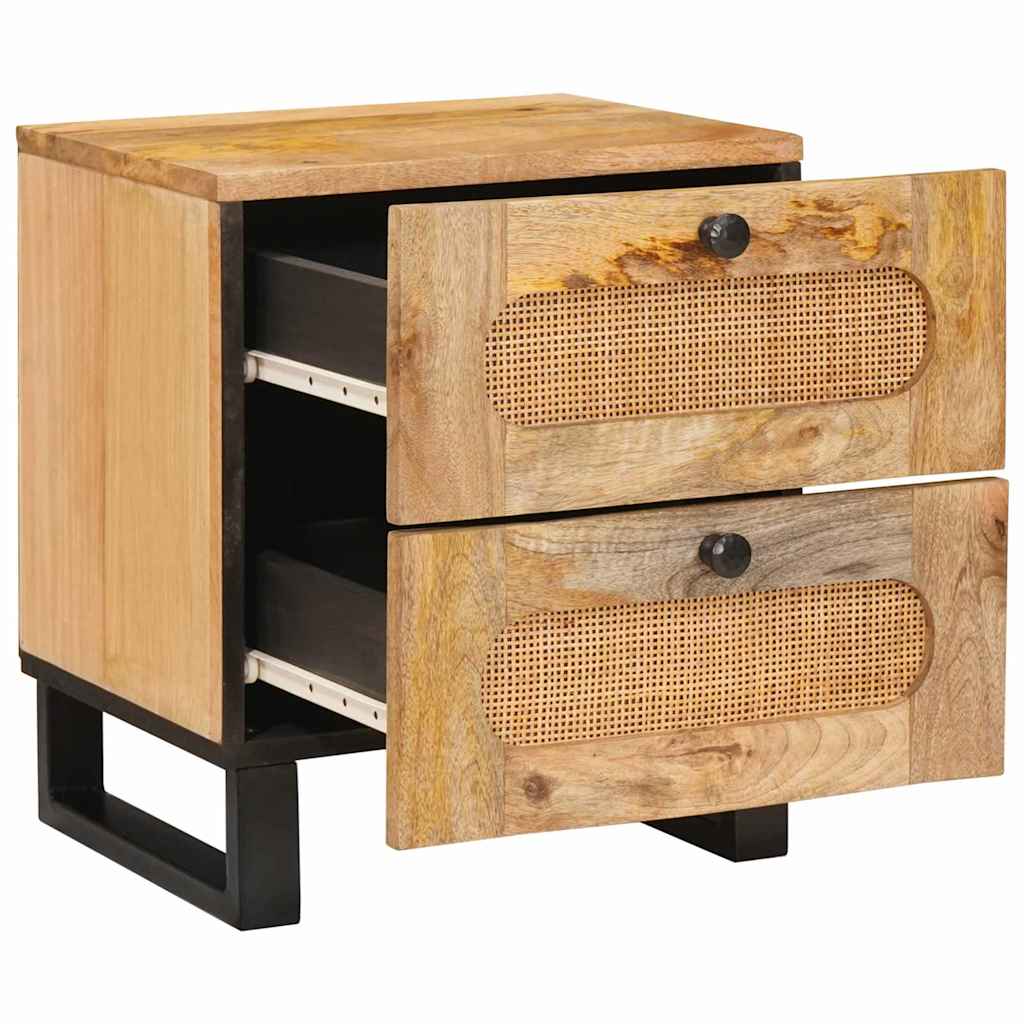 Bedside cabinet 2 pcs Natural 40 x 33.5 x 46 cm