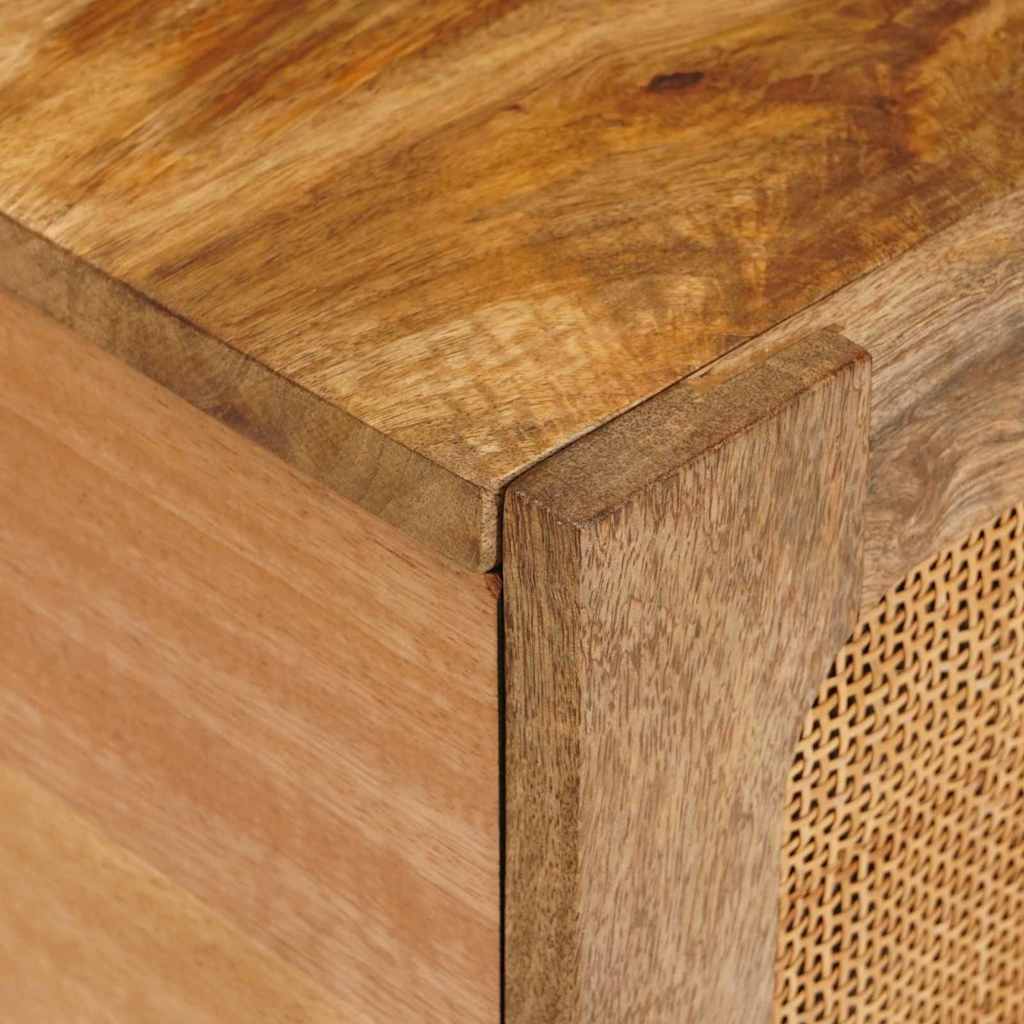 Coffee Table Natural 80 x 50 x 40 cm Solid Mango Wood