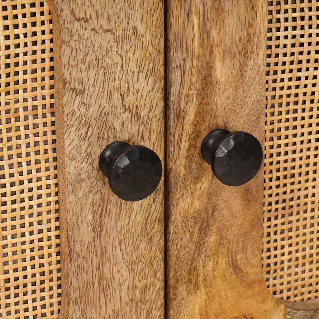 Coffee Table Natural 80 x 50 x 40 cm Solid Mango Wood