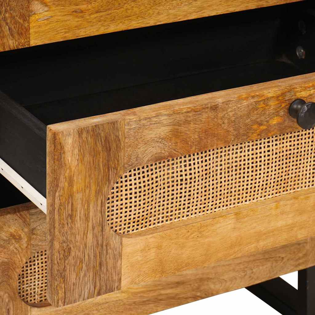 Bedside cabinet with drawer Natural 50 x 33 x 60 cm