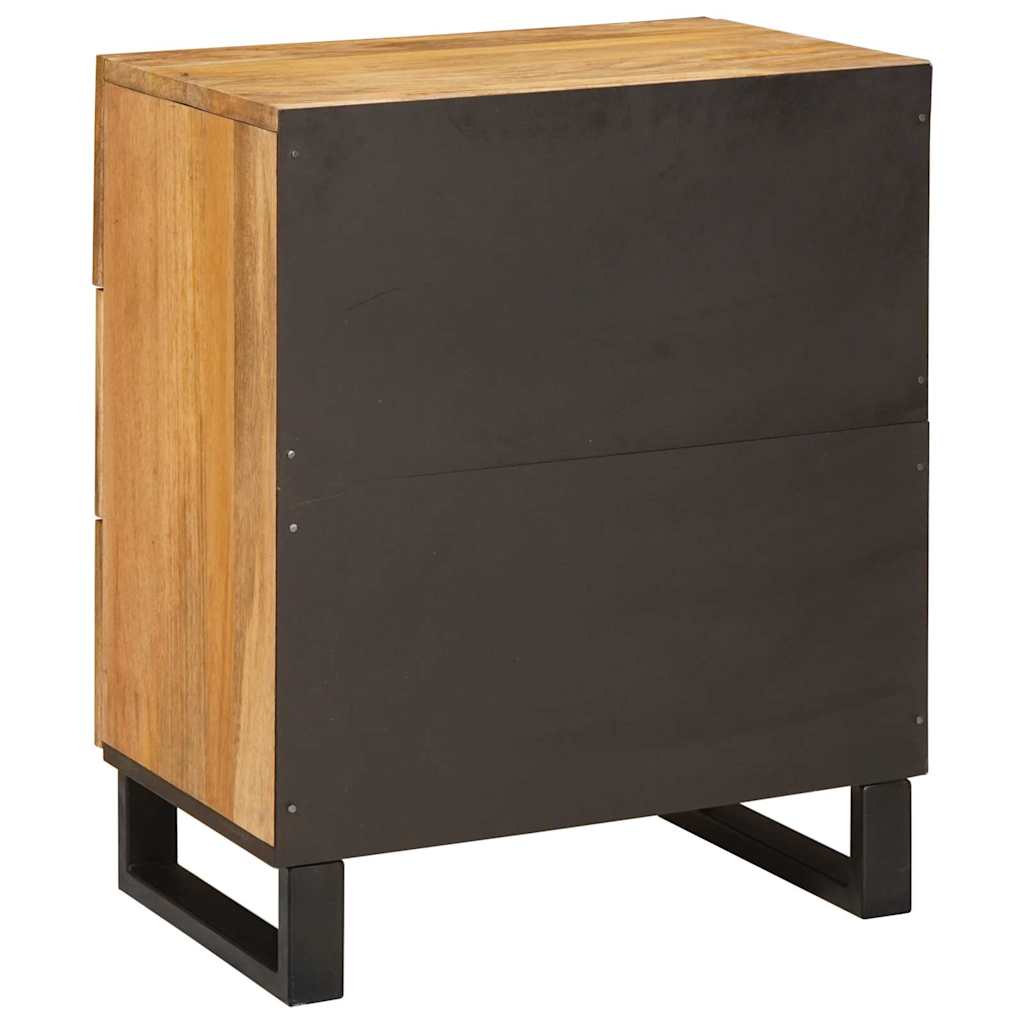 Bedside cabinet with drawer Natural 50 x 33 x 60 cm