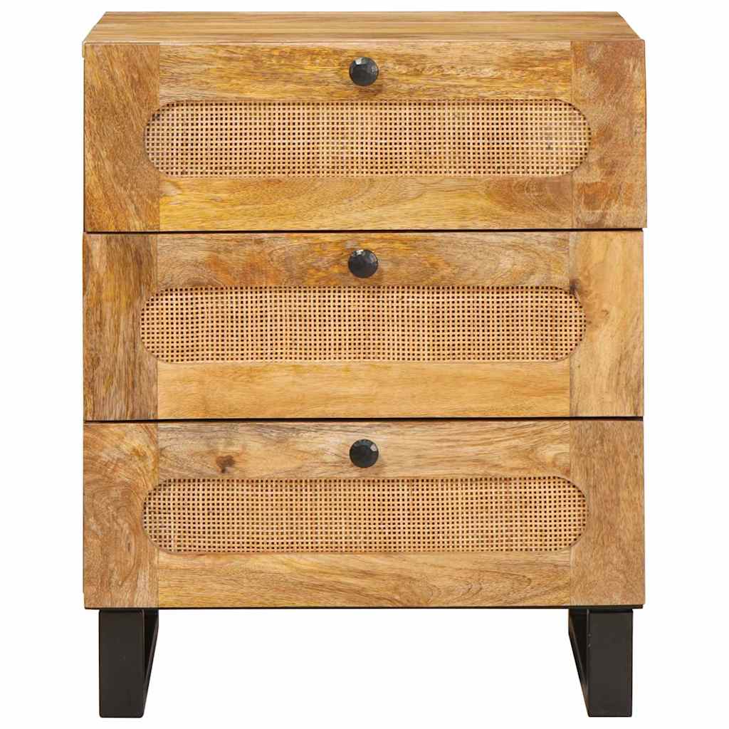 Bedside cabinet with drawer Natural 50 x 33 x 60 cm