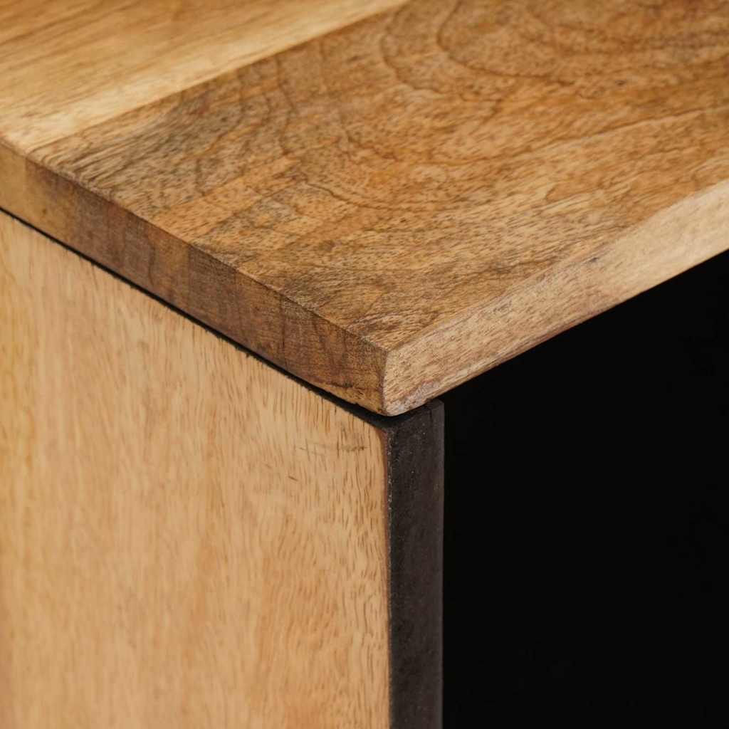 TV Cabinet Brown 80 x 33 x 46 cm Solid Mango Wood