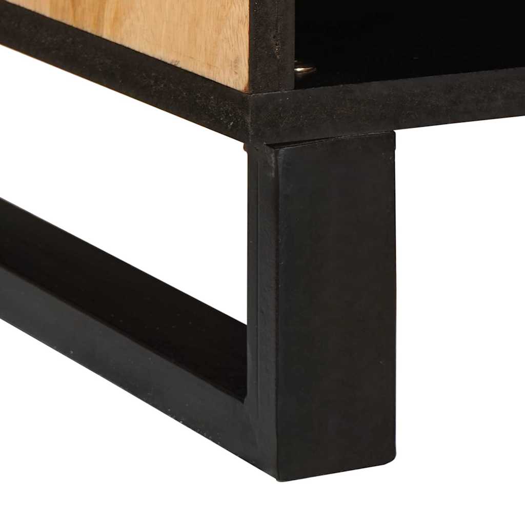 TV Cabinet Brown 80 x 33 x 46 cm Solid Mango Wood