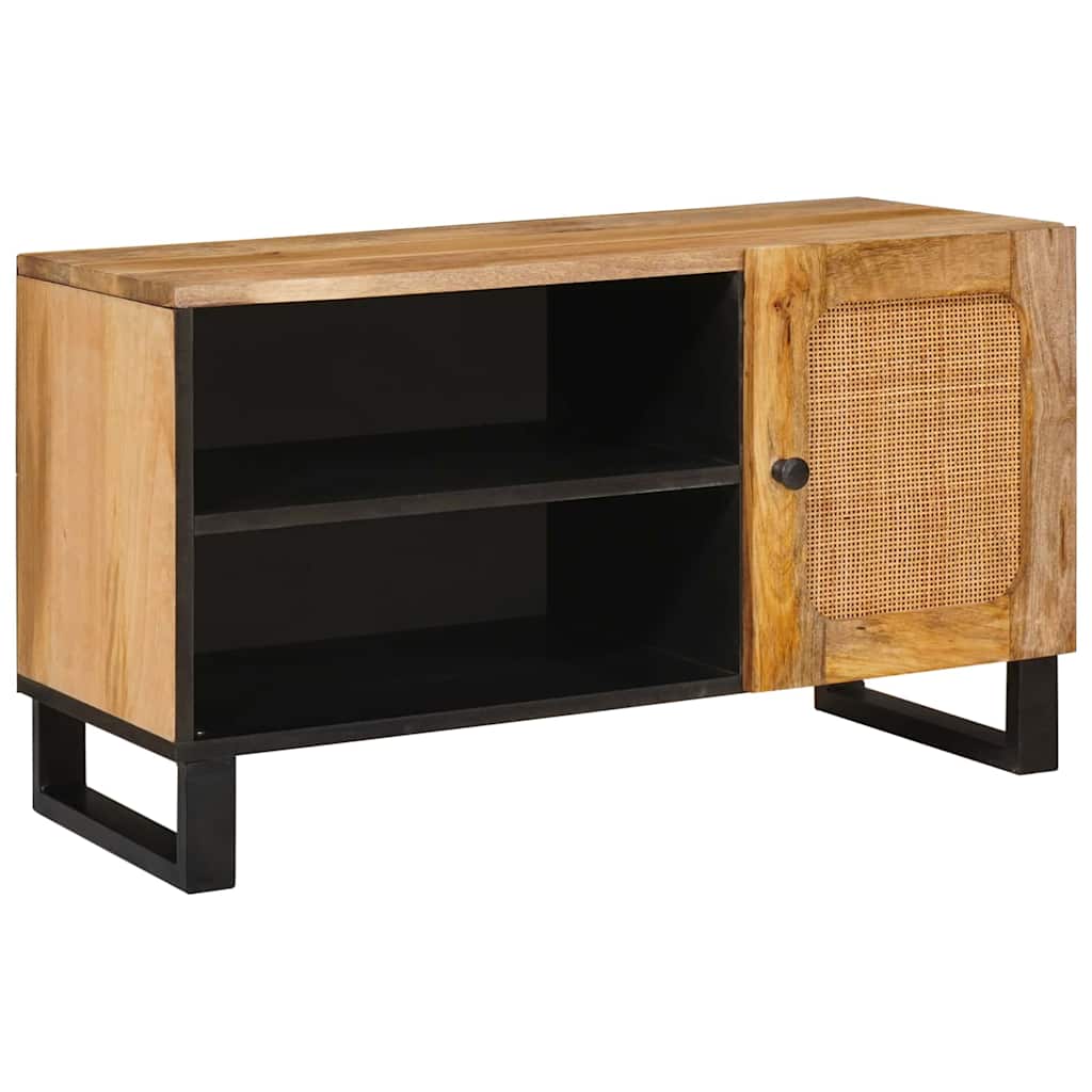 TV Cabinet Brown 80 x 33 x 46 cm Solid Mango Wood