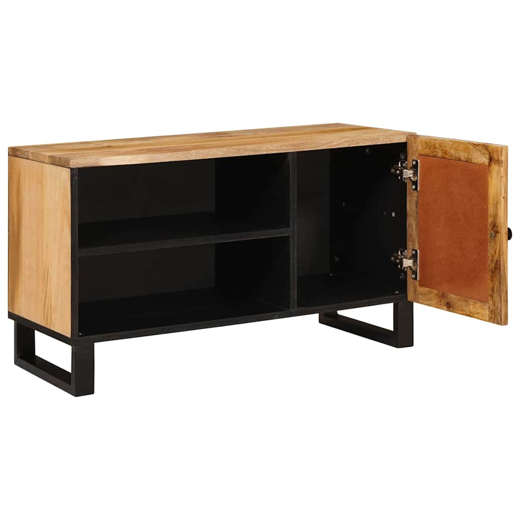 TV Cabinet Brown 80 x 33 x 46 cm Solid Mango Wood