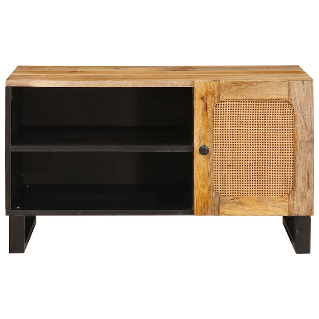 TV Cabinet Brown 80 x 33 x 46 cm Solid Mango Wood