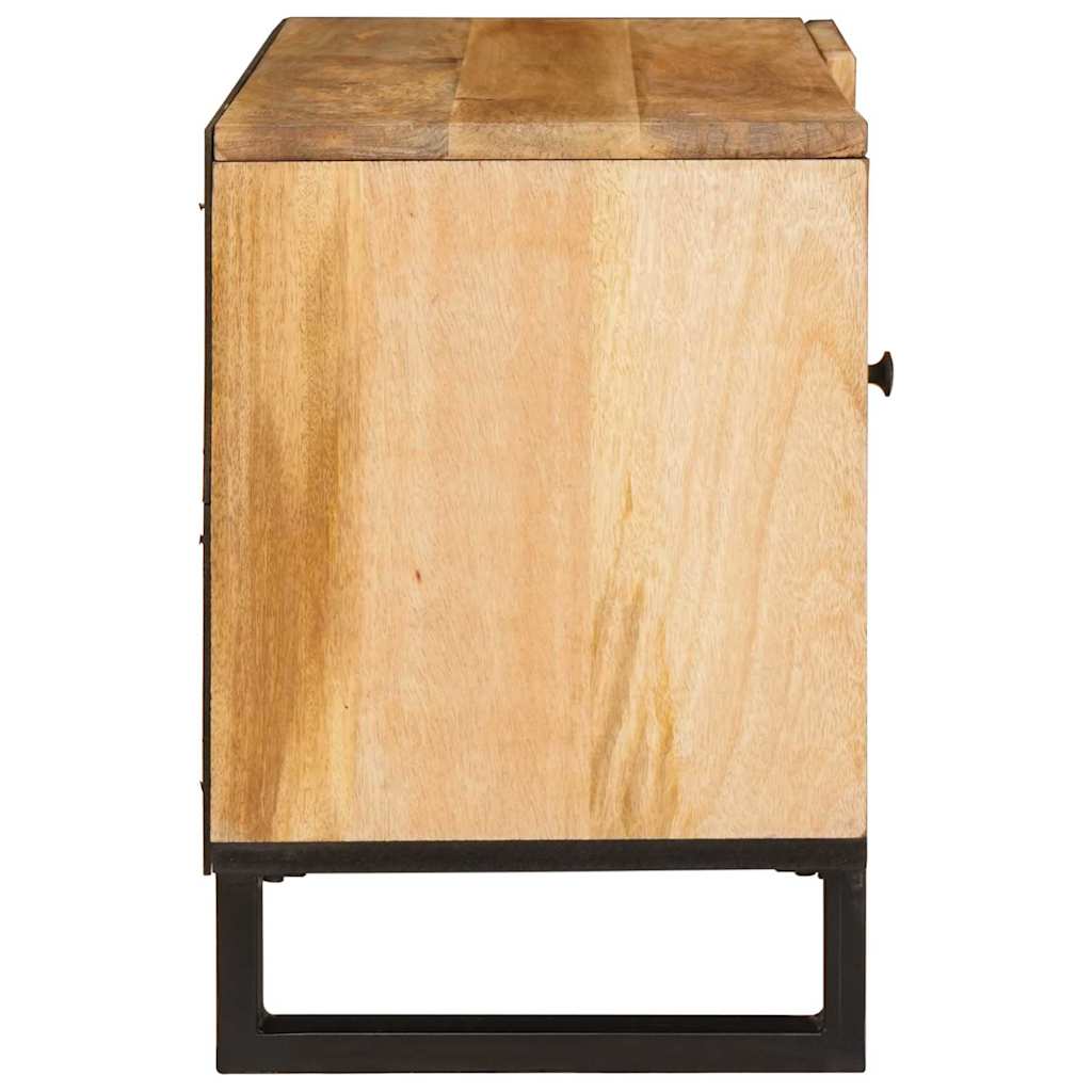 TV Cabinet Brown 80 x 33 x 46 cm Solid Mango Wood