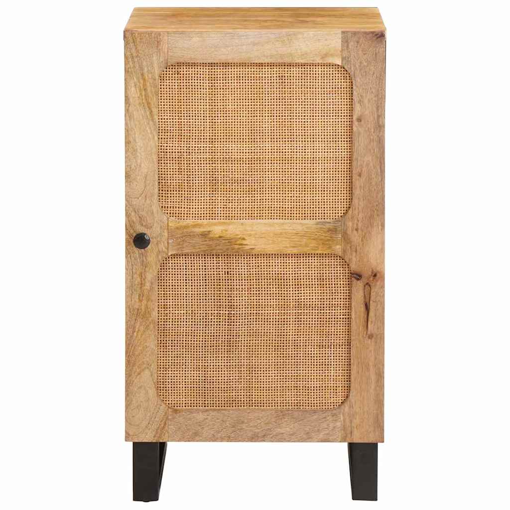 Kumode ar glabātuvi, brūna, 40 x 33 x 75 cm, masīvs mango koks