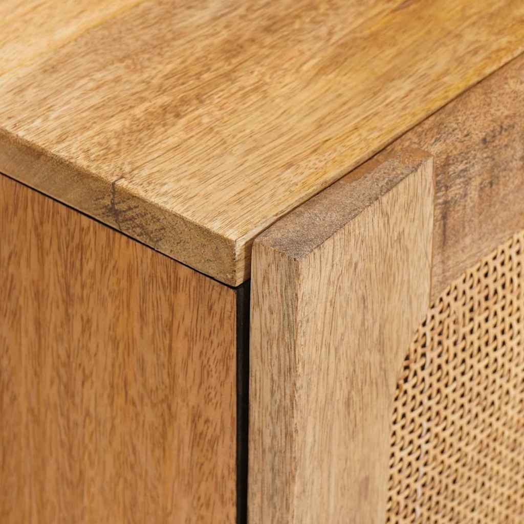Cabinet with Storage Brown 60 x 33 x 75 cm Solid Mango Wood
