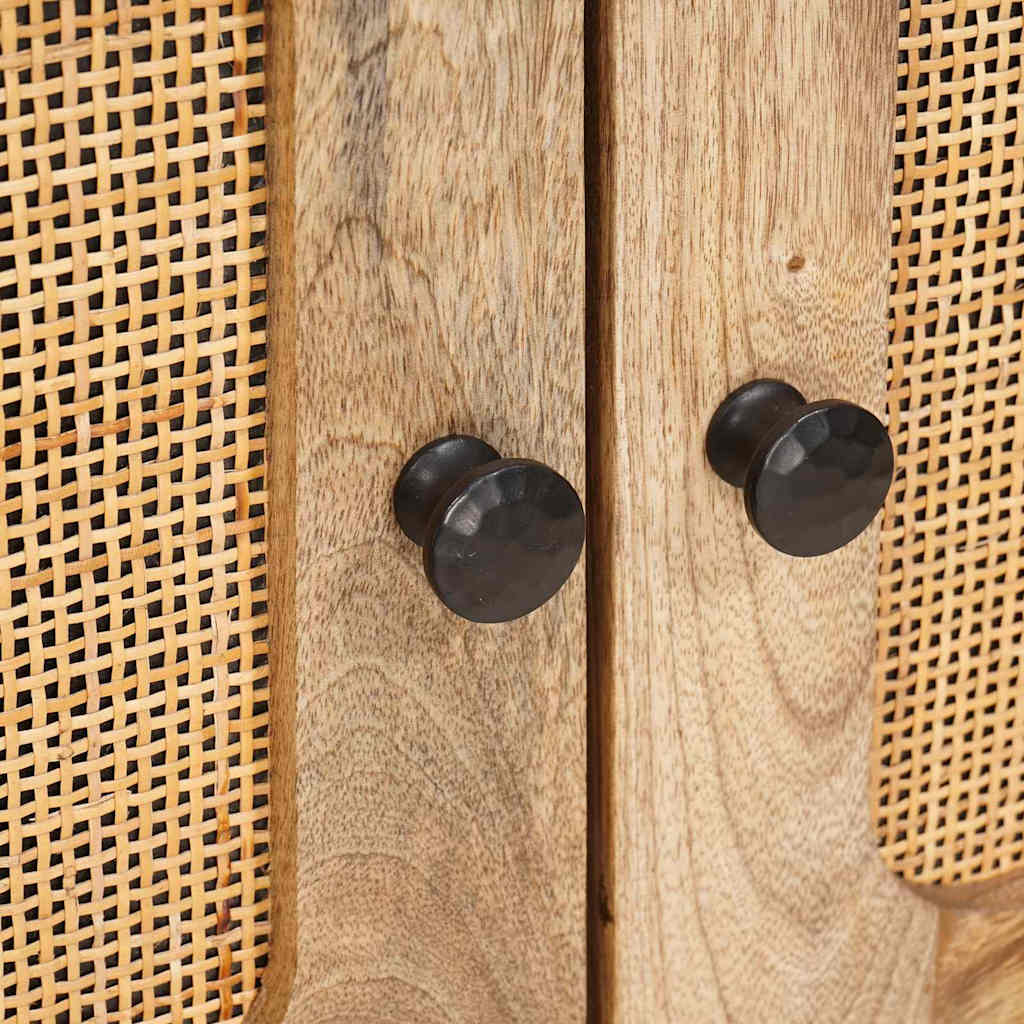 Cabinet with Storage Brown 60 x 33 x 75 cm Solid Mango Wood