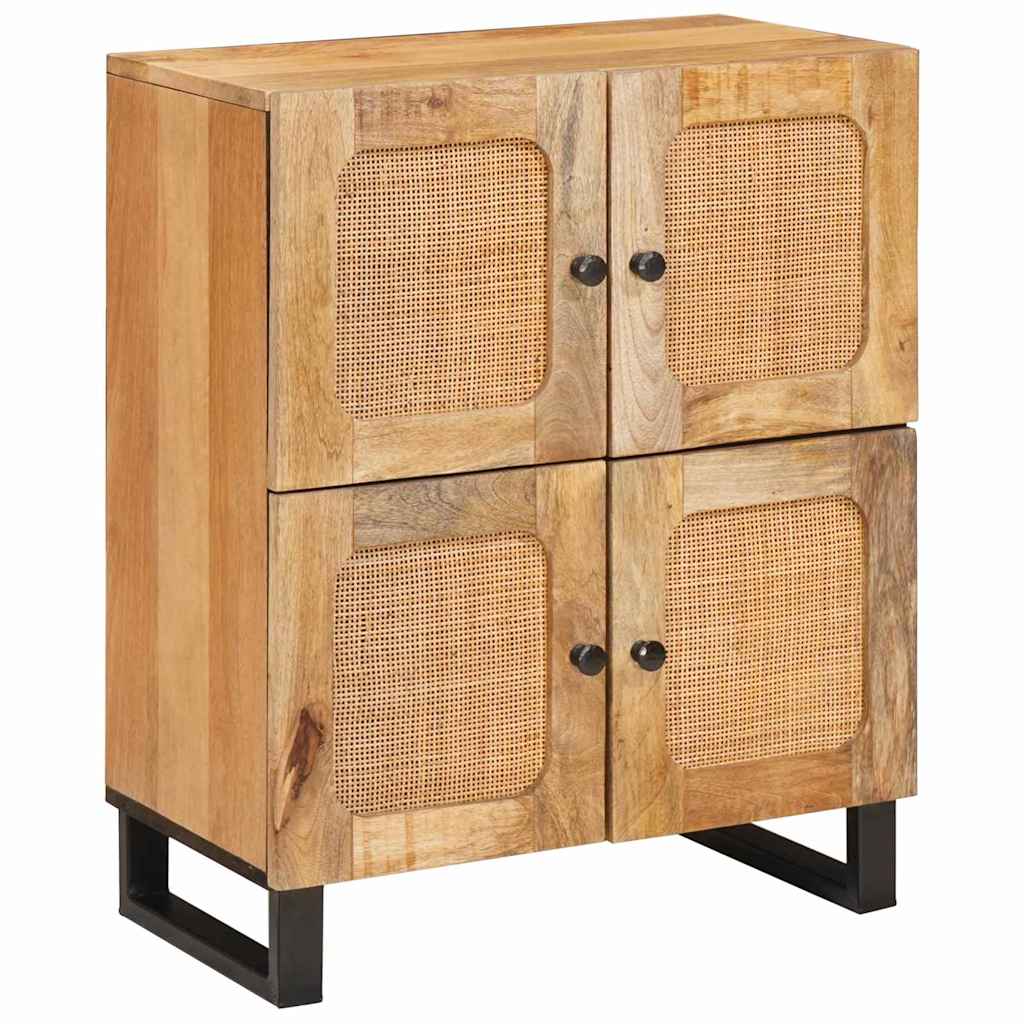 Cabinet with Storage Brown 60 x 33 x 75 cm Solid Mango Wood