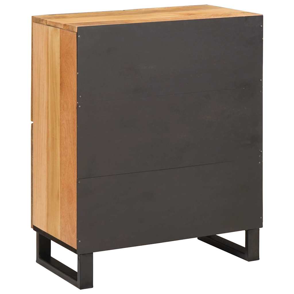 Cabinet with Storage Brown 60 x 33 x 75 cm Solid Mango Wood