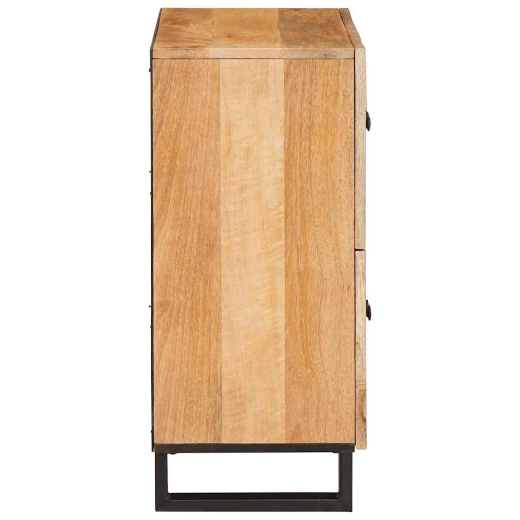 Cabinet with Storage Brown 60 x 33 x 75 cm Solid Mango Wood