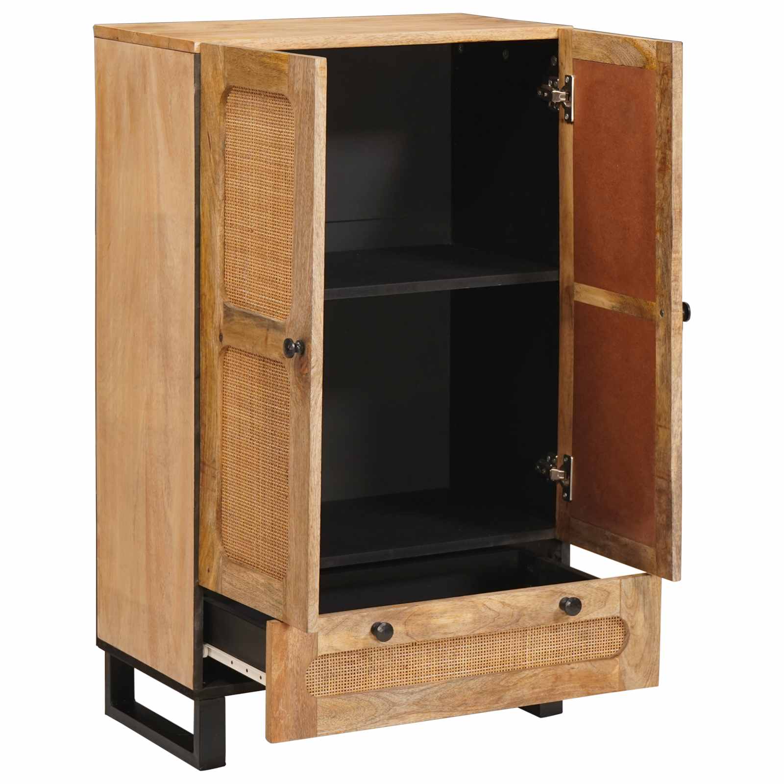 Highboard Brown 40 x 33 x 110 cm Solid mango wood
