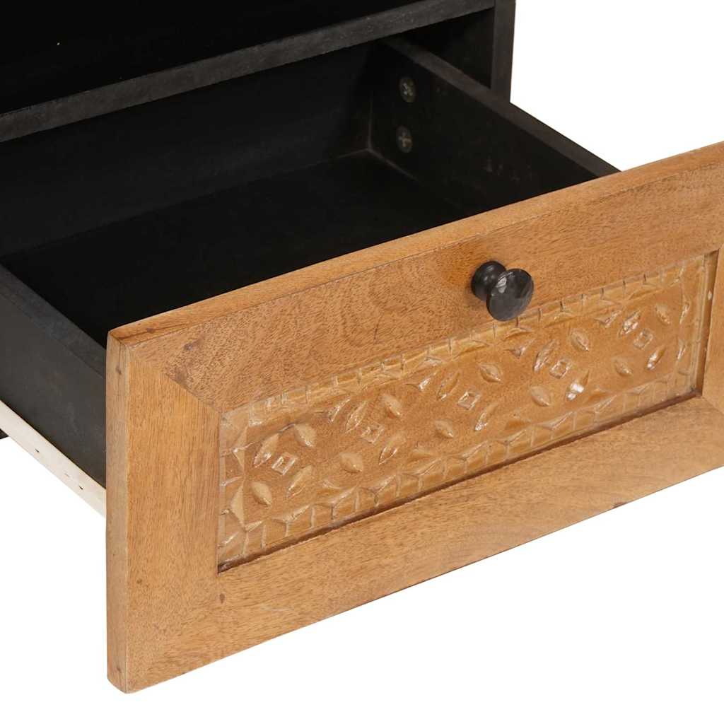 Bedside cabinet with a drawer Light brown 40 x 33 x 46 cm
