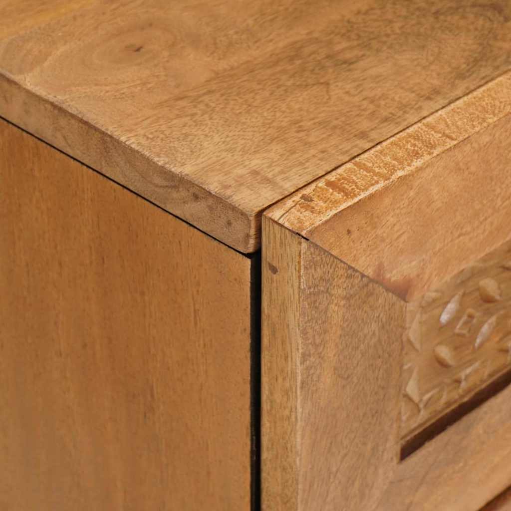 Bedside cabinet with drawers Light brown 50 x 33 x 60 cm