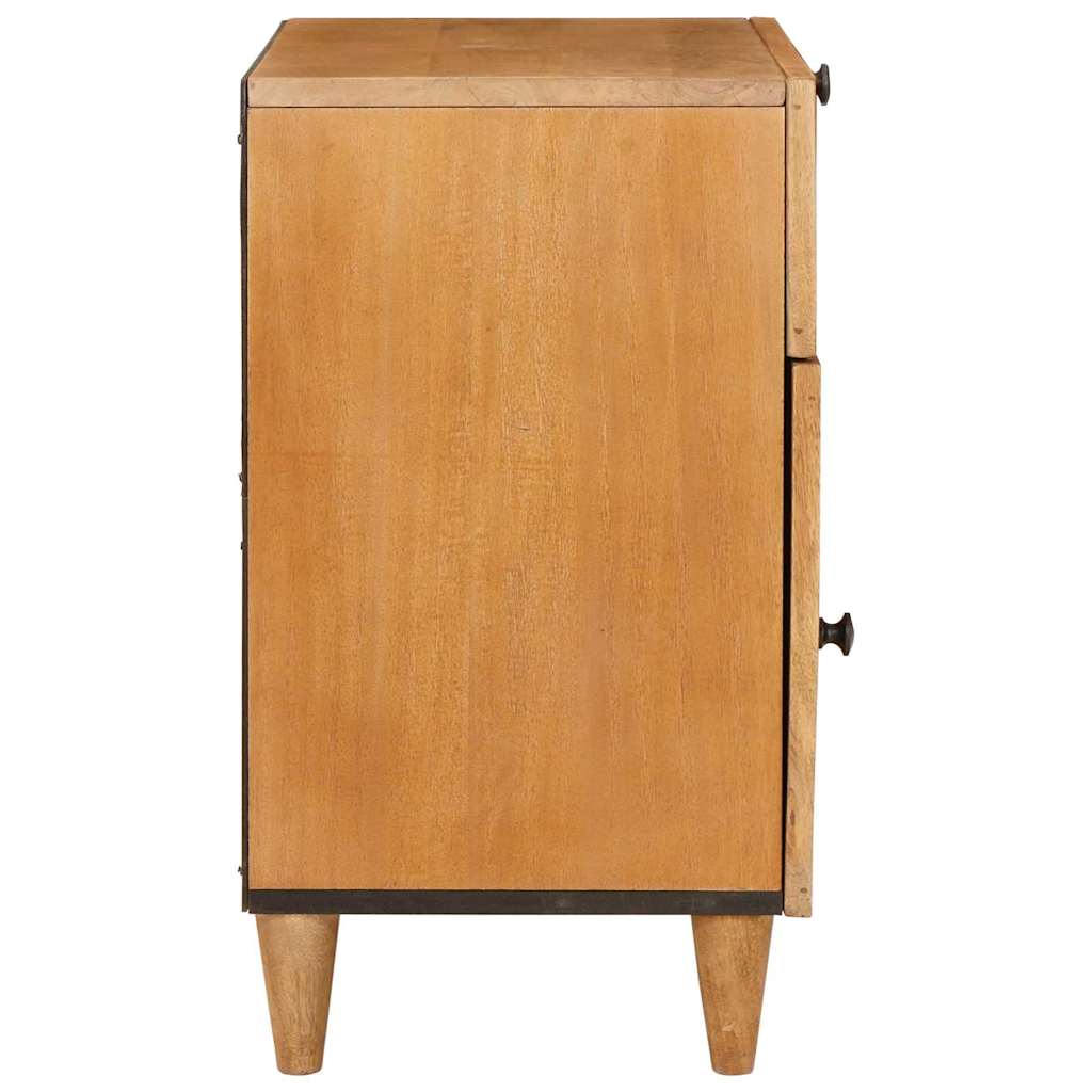 Bedside cabinet with drawers Light brown 50 x 33 x 60 cm