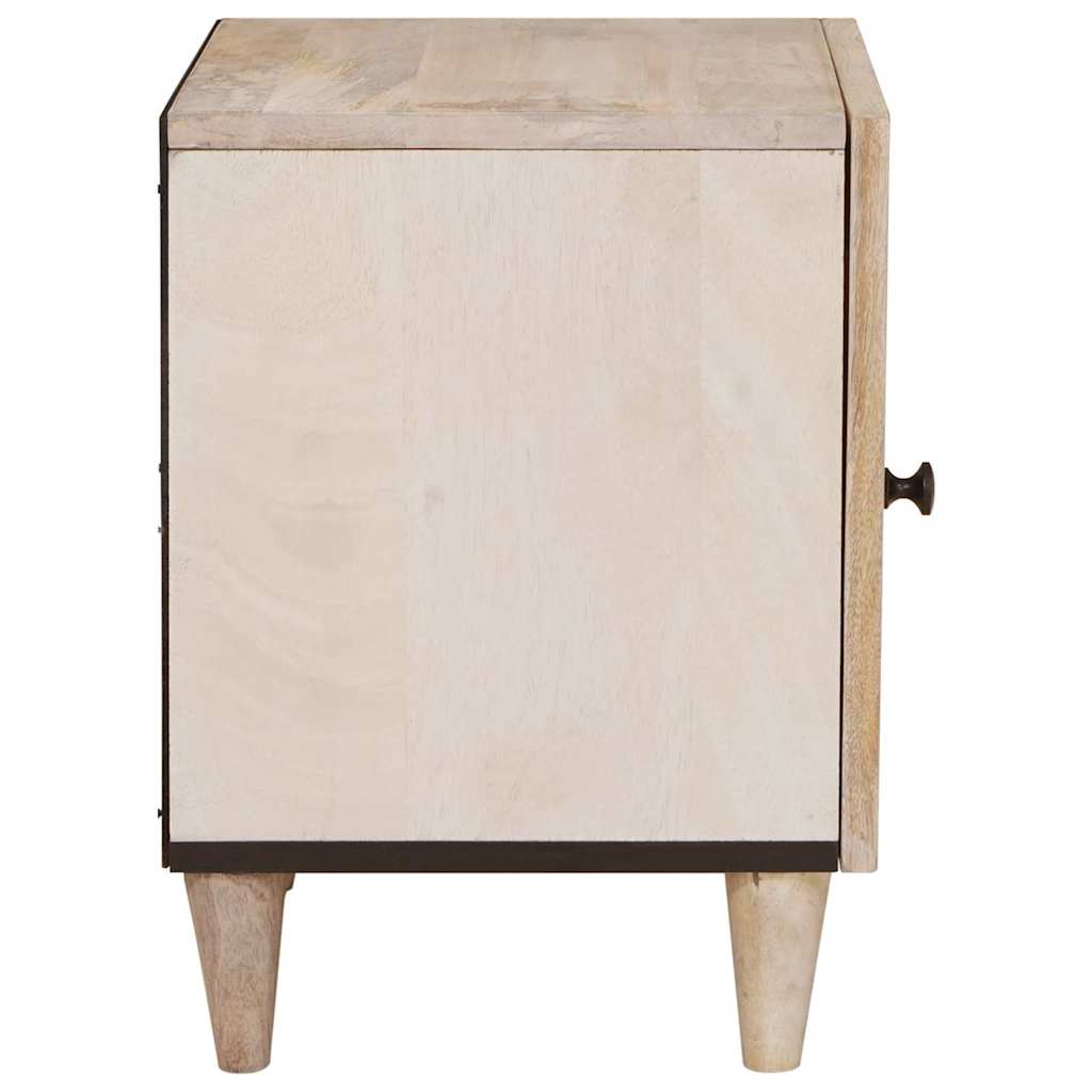 Šalia lovos spintelė 2 pcs Smėlio 40 x 33 x 46 cm