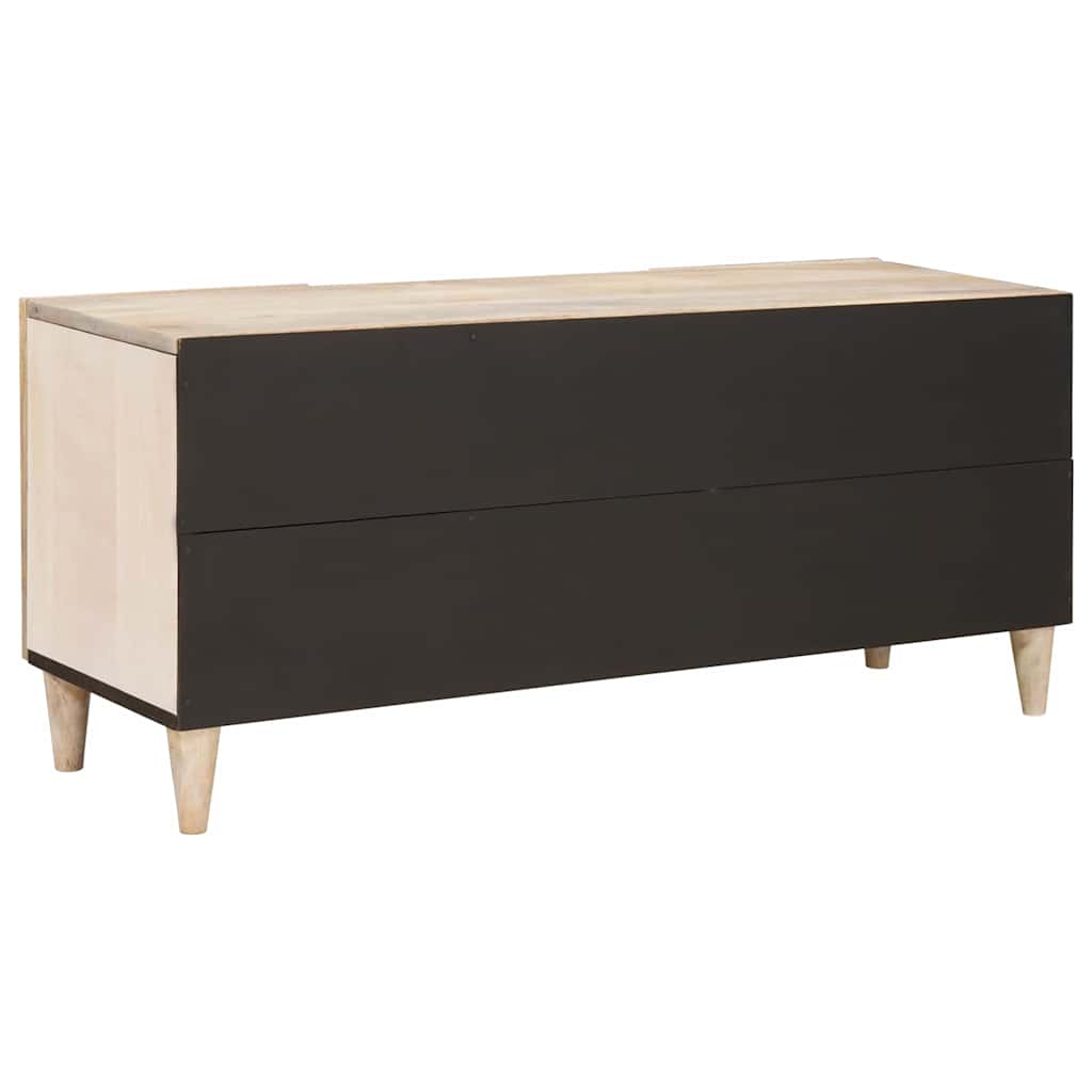 TV vienetai su lentyna Balta 105 x 33 x 46 cm Apdirbta mediena