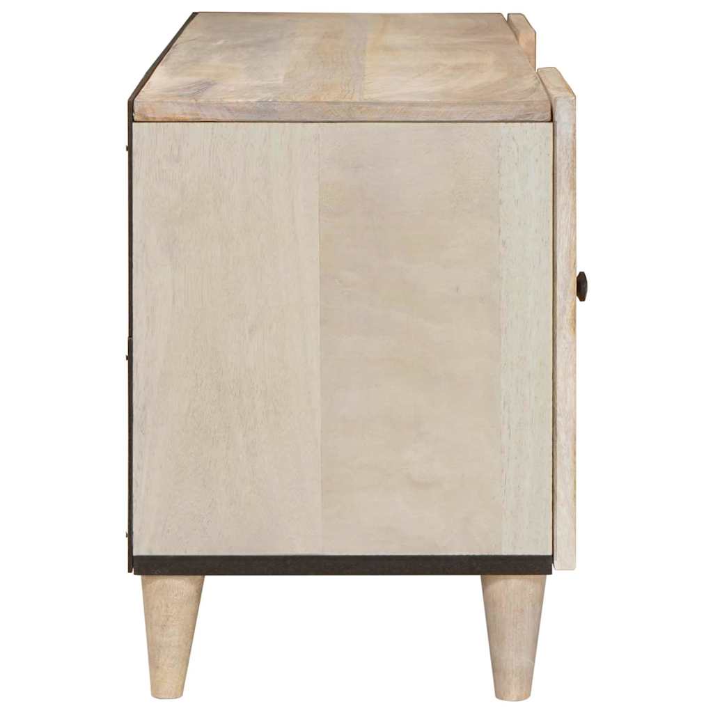 TV vienetai su lentyna Balta 105 x 33 x 46 cm Apdirbta mediena