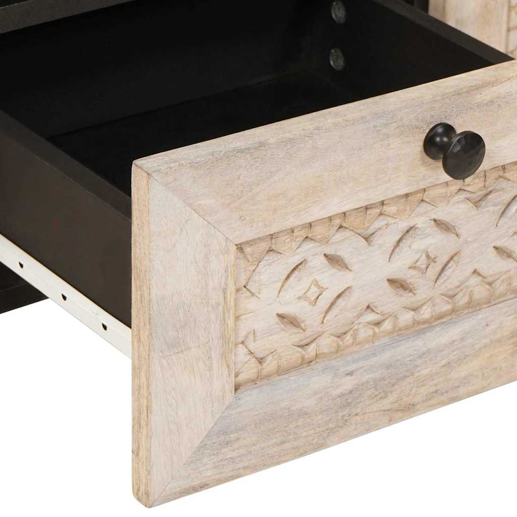 TV skapis ar atvilktnēm Balts 70 x 33 x 46 cm Inženierijas koks