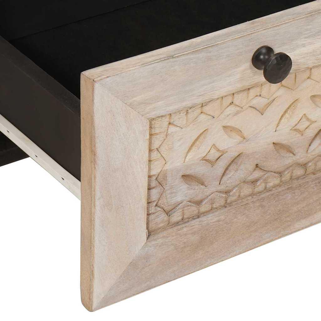 Bedside table with drawer Sand 50 x 33 x 62 cm