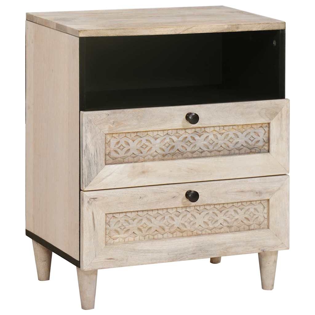 Bedside table with drawer Sand 50 x 33 x 62 cm