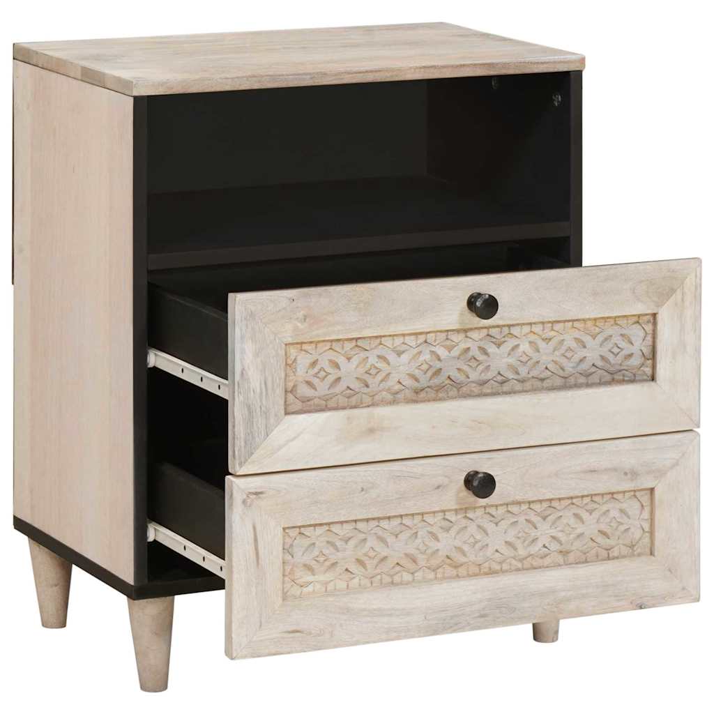 Bedside table with drawer Sand 50 x 33 x 62 cm