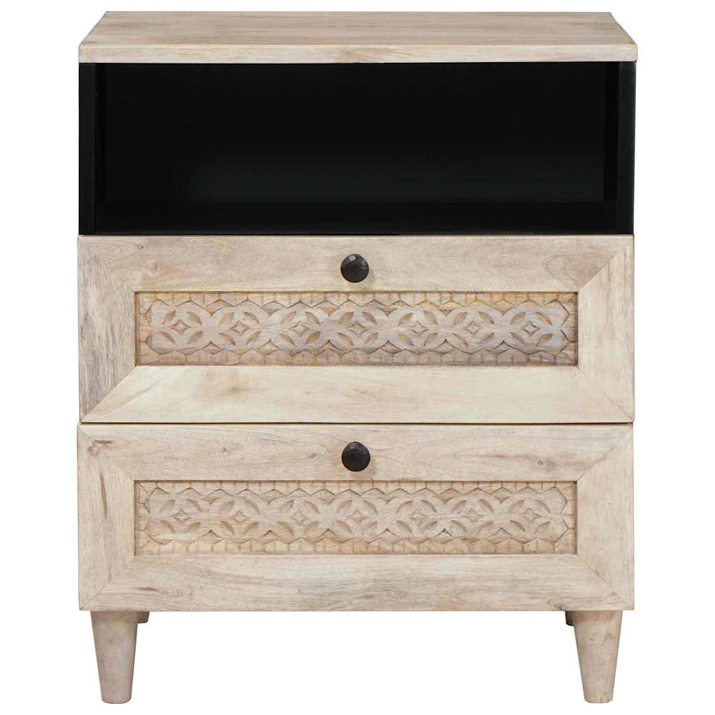 Bedside table with drawer Sand 50 x 33 x 62 cm