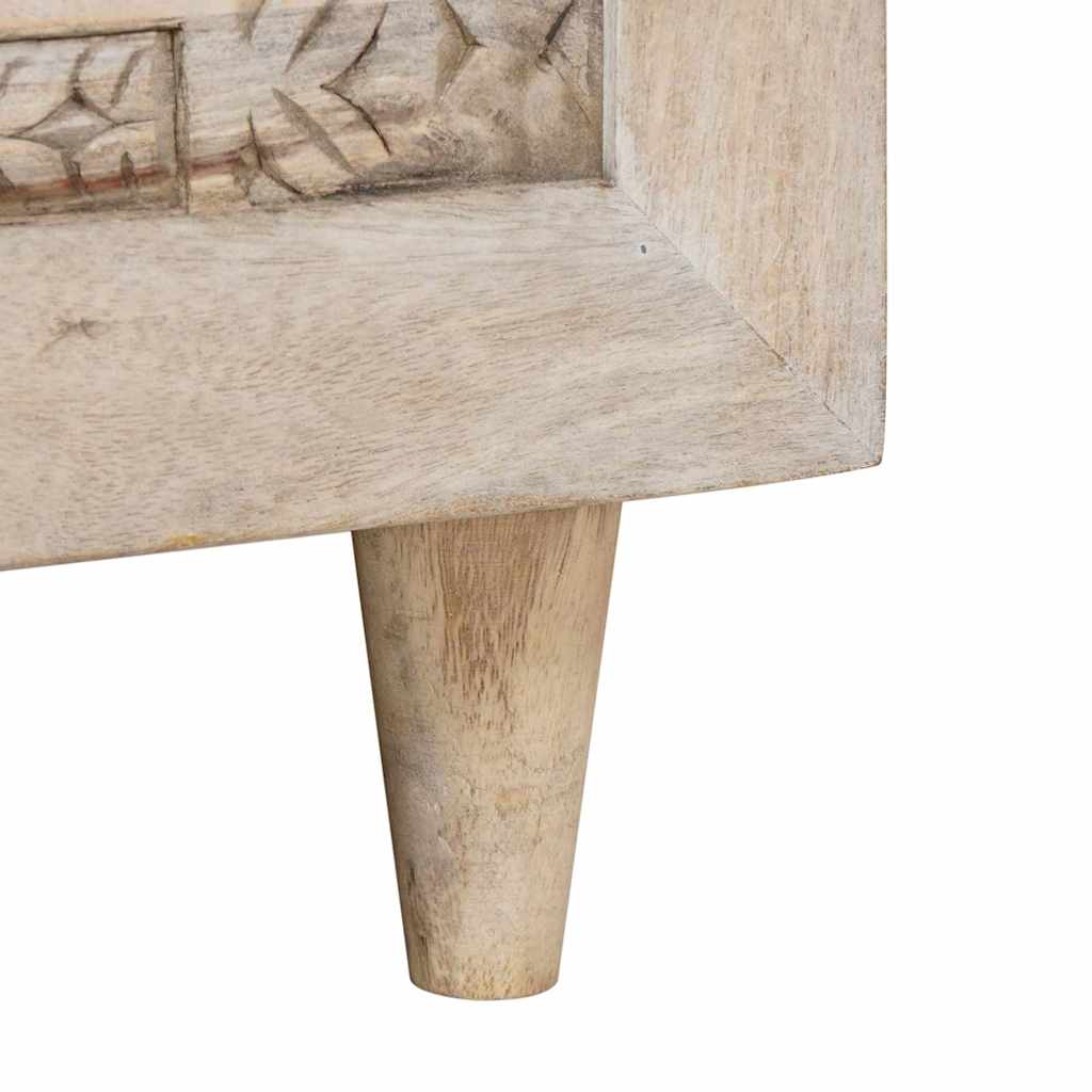 Coffee Table with Shelf Storage Beige 100 x 54 x 40 cm
