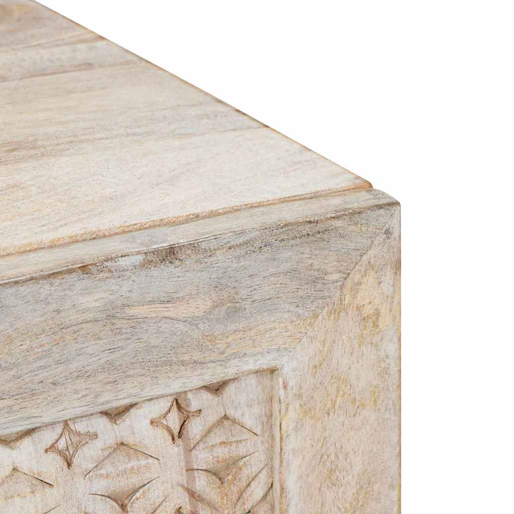 TV vienetai su lentyna Balta 80 x 33 x 46 cm Apdirbta mediena