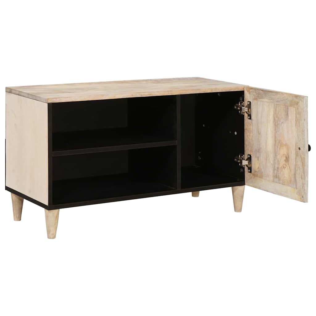 TV vienetai su lentyna Balta 80 x 33 x 46 cm Apdirbta mediena