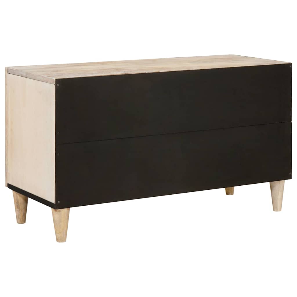 TV vienetai su lentyna Balta 80 x 33 x 46 cm Apdirbta mediena