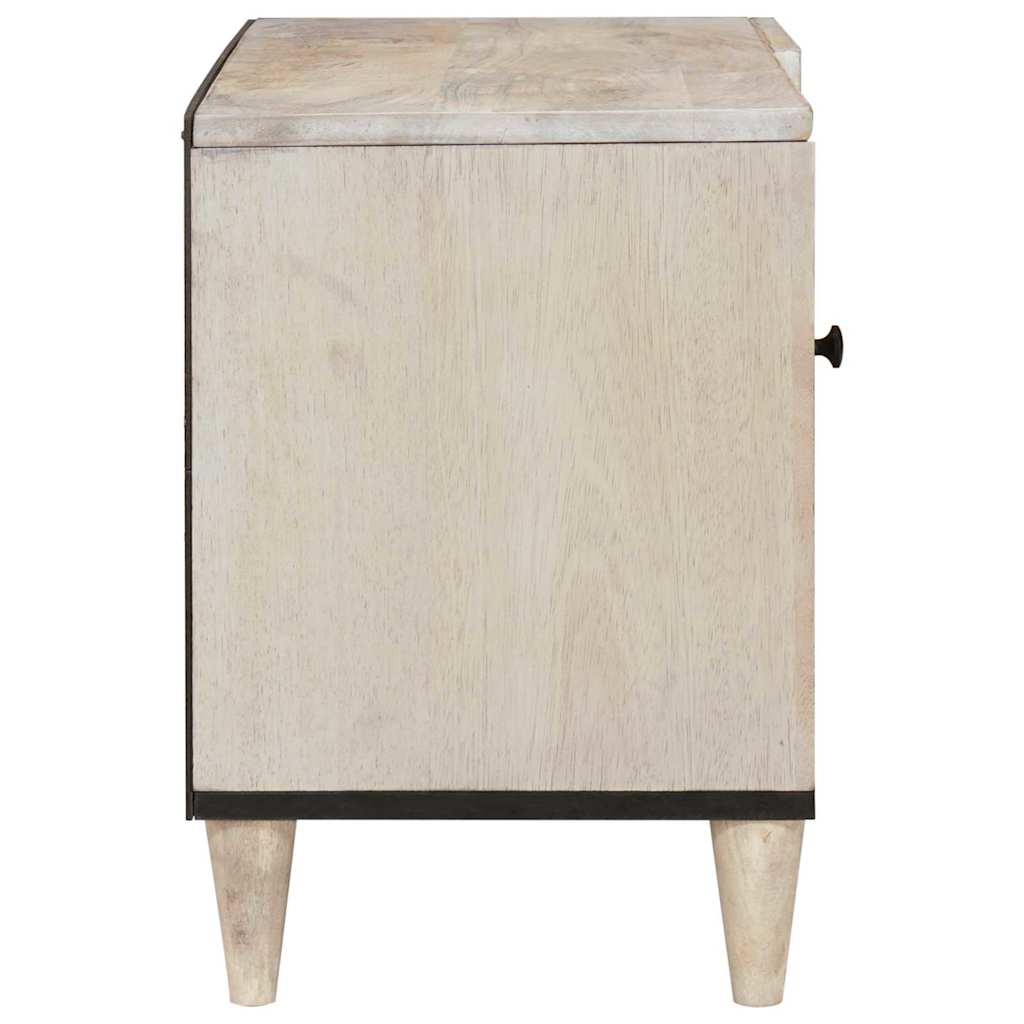 TV vienetai su lentyna Balta 80 x 33 x 46 cm Apdirbta mediena