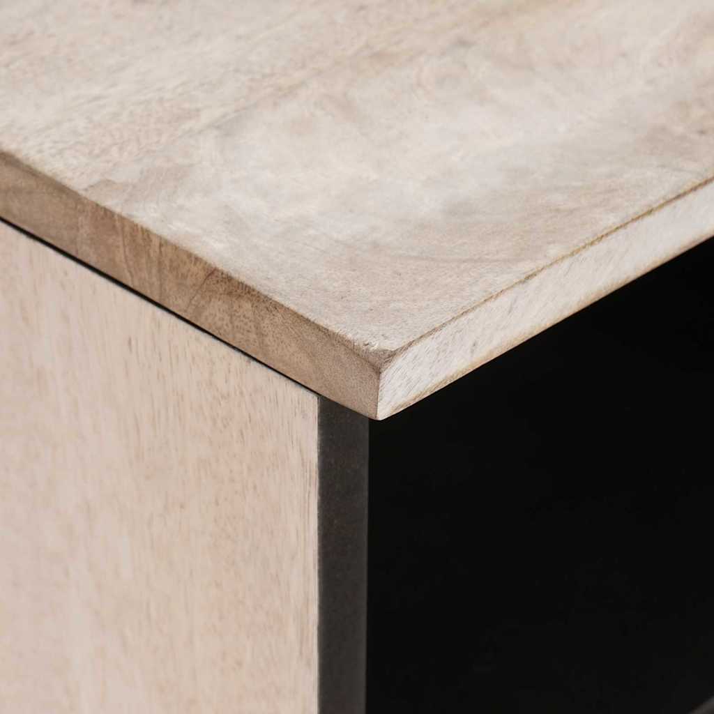 TV vienetai su stalčių Balta 80 x 33 x 46 cm Apdirbta mediena