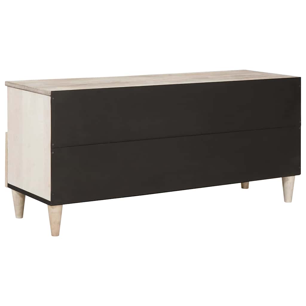 TV vienetai su stalčių Balta 100 x 33 x 46 cm Apdirbta mediena