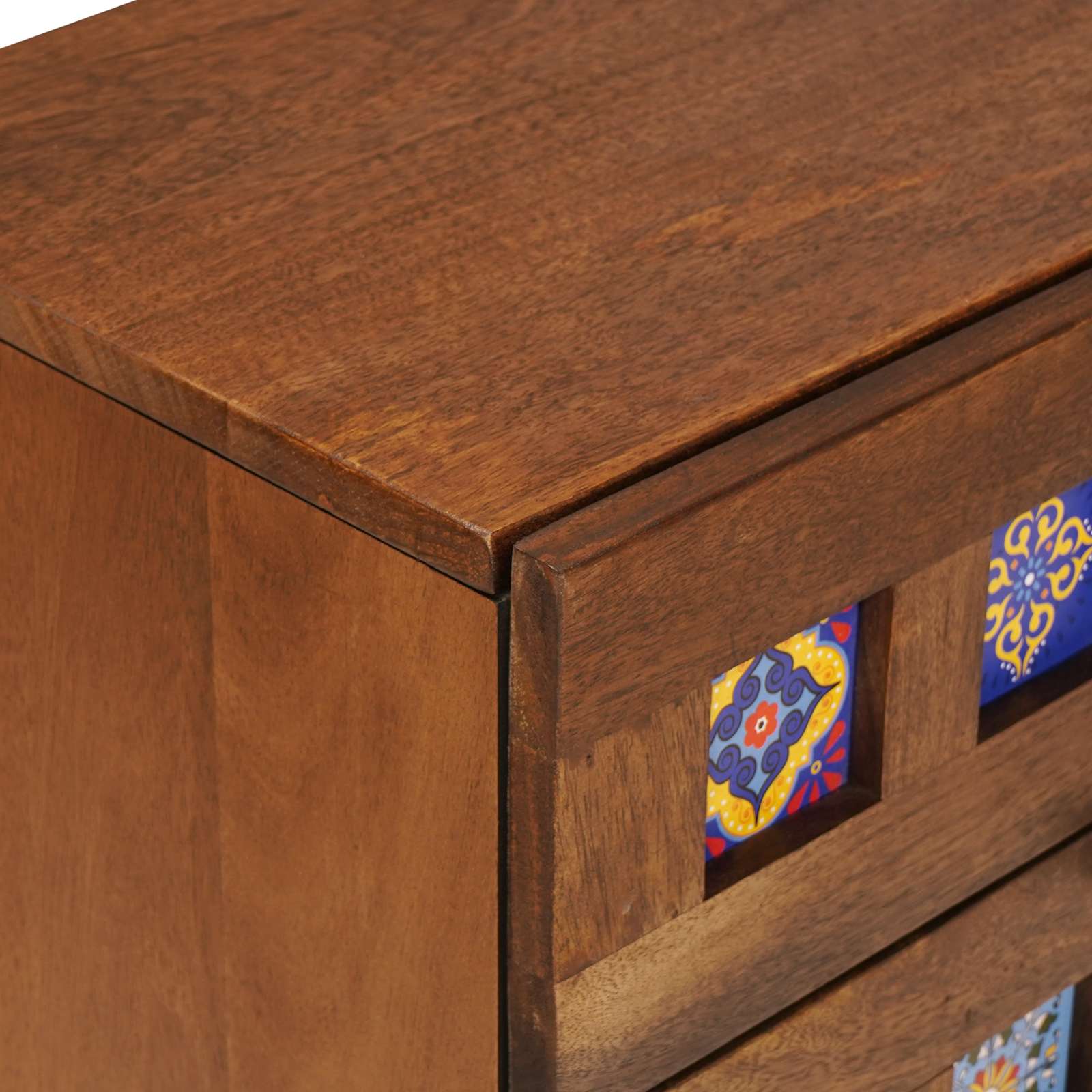 Bedside Cabinet Brown 50 x 33 x 60 cm Solid Mango Wood