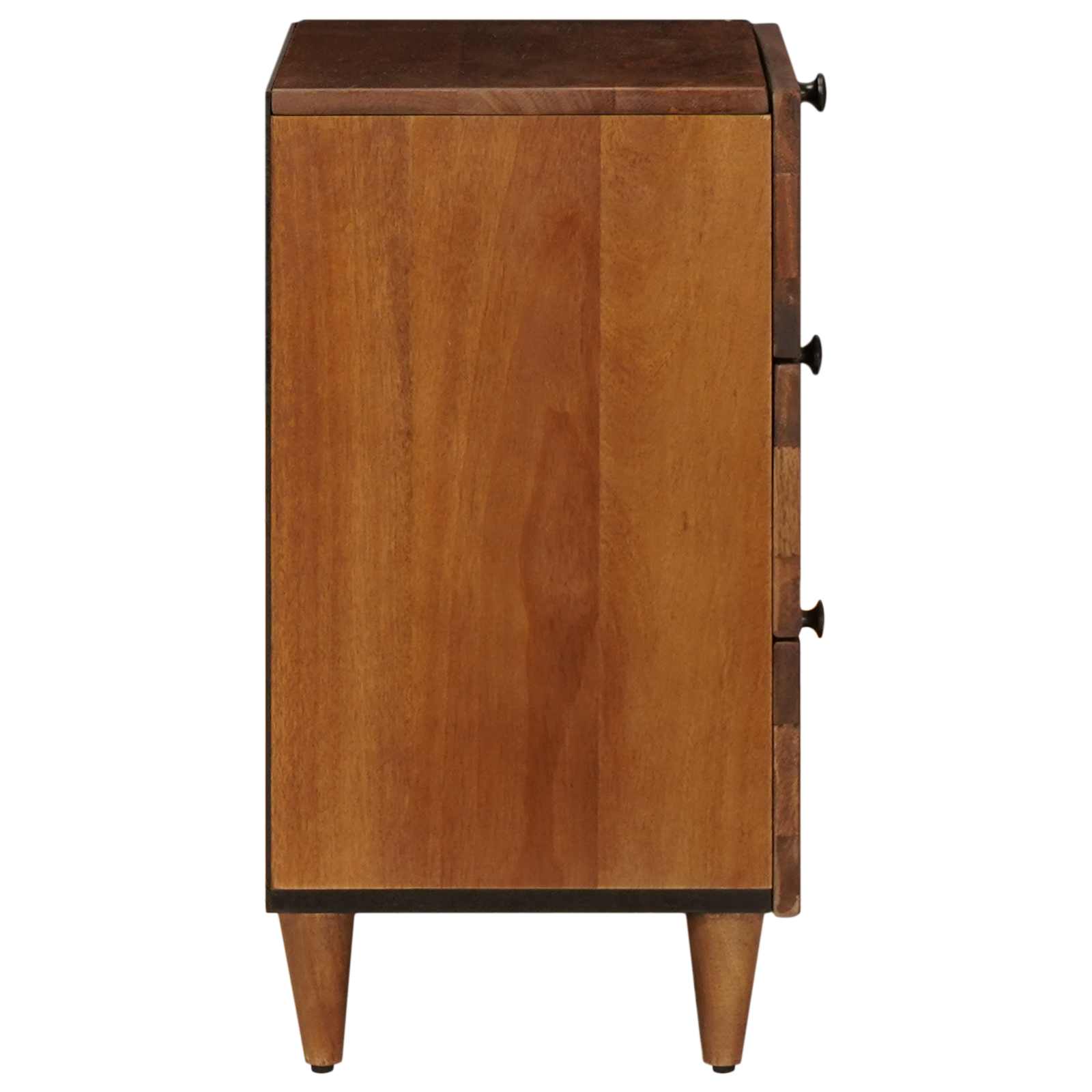 Bedside Cabinet Brown 50 x 33 x 60 cm Solid Mango Wood