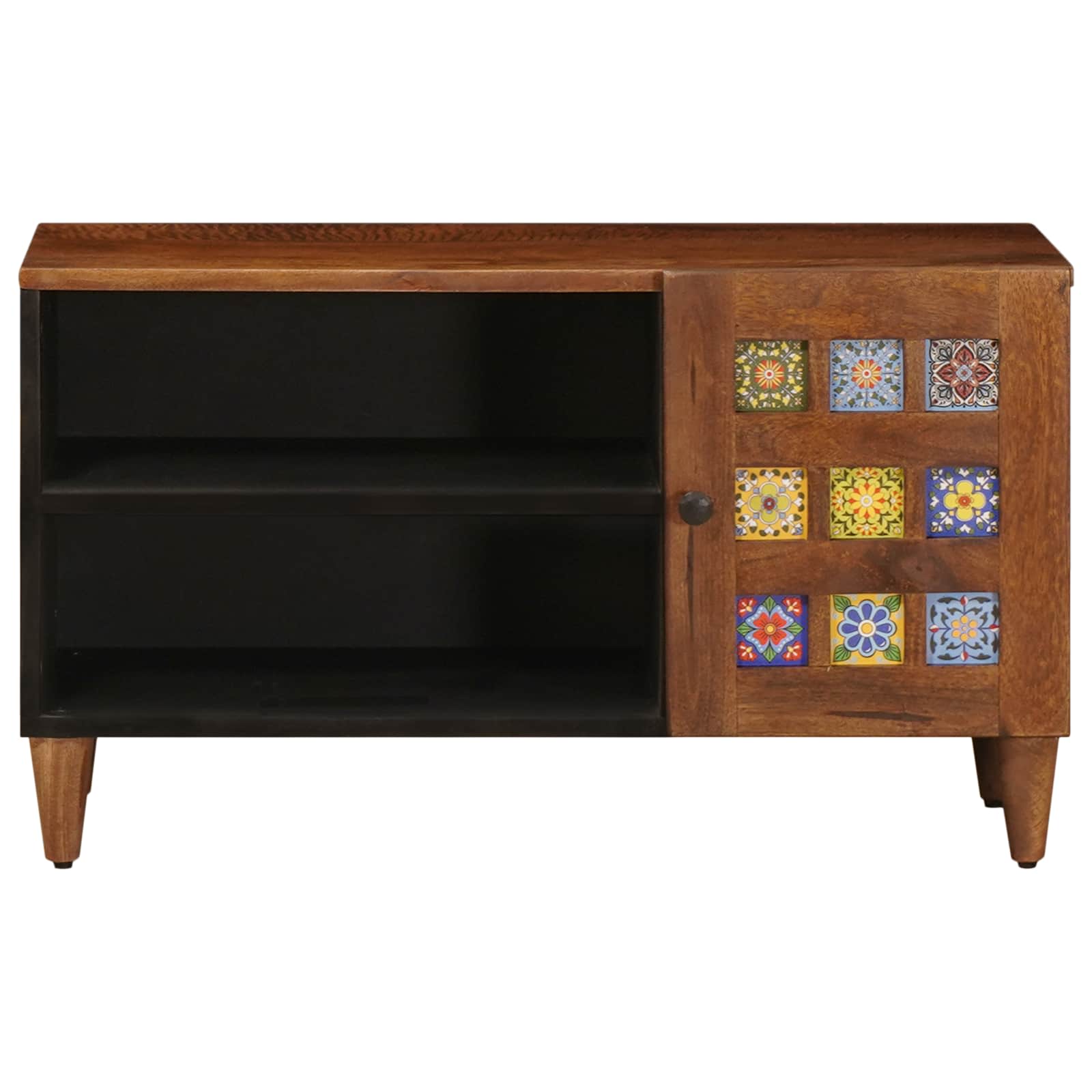 TV Cabinet Walnut 80 x 31.5 x 46 cm