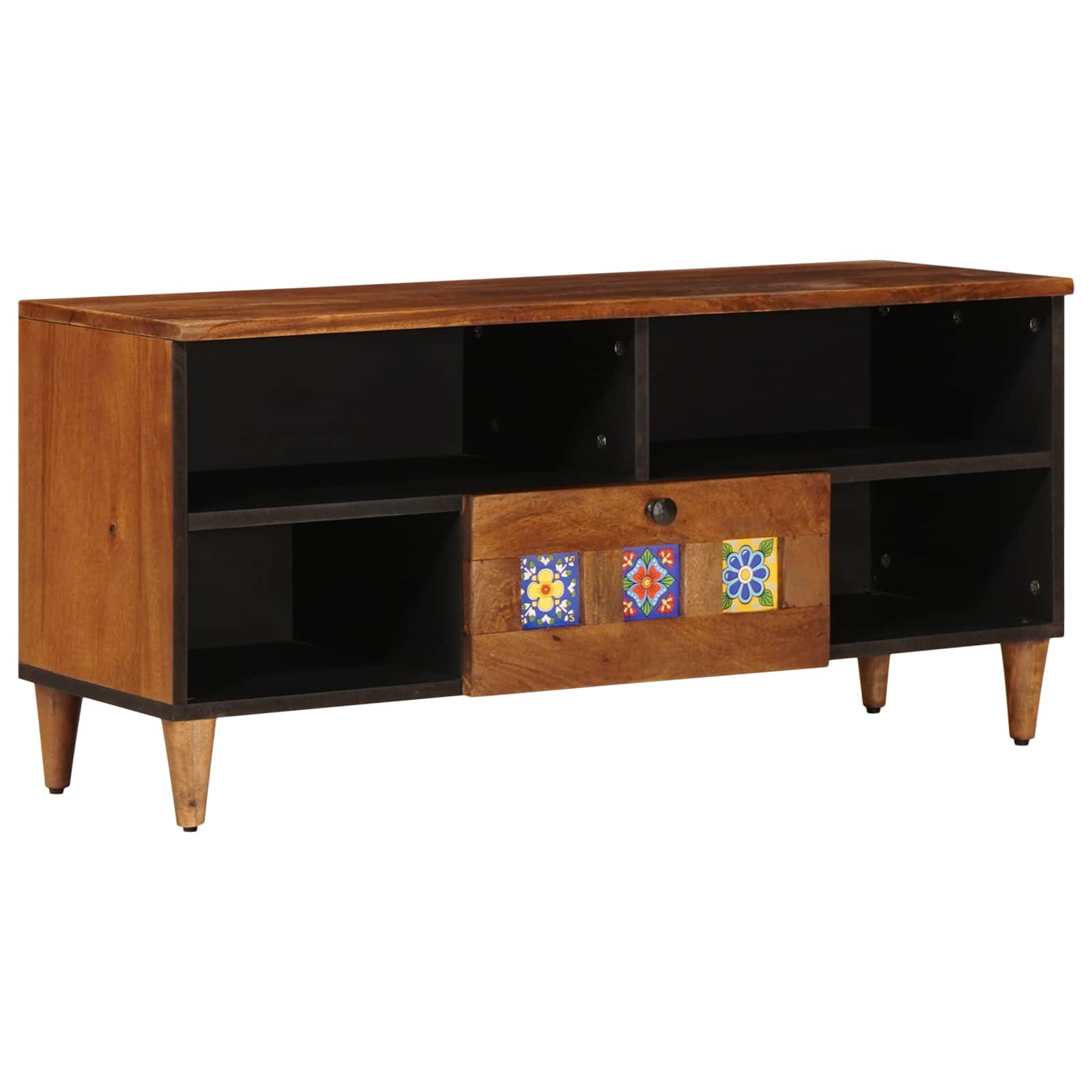 TV cabinet walnut 100 x 33.5 x 46 cm