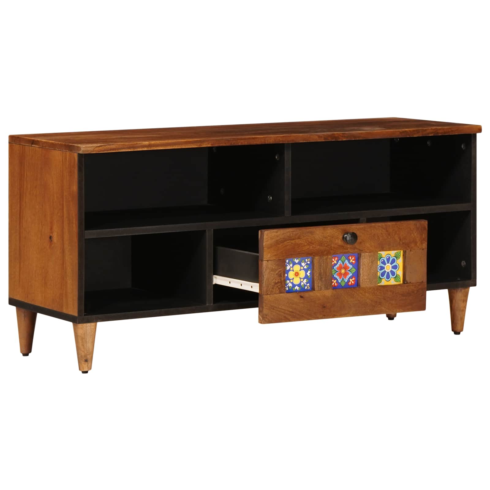 TV cabinet walnut 100 x 33.5 x 46 cm