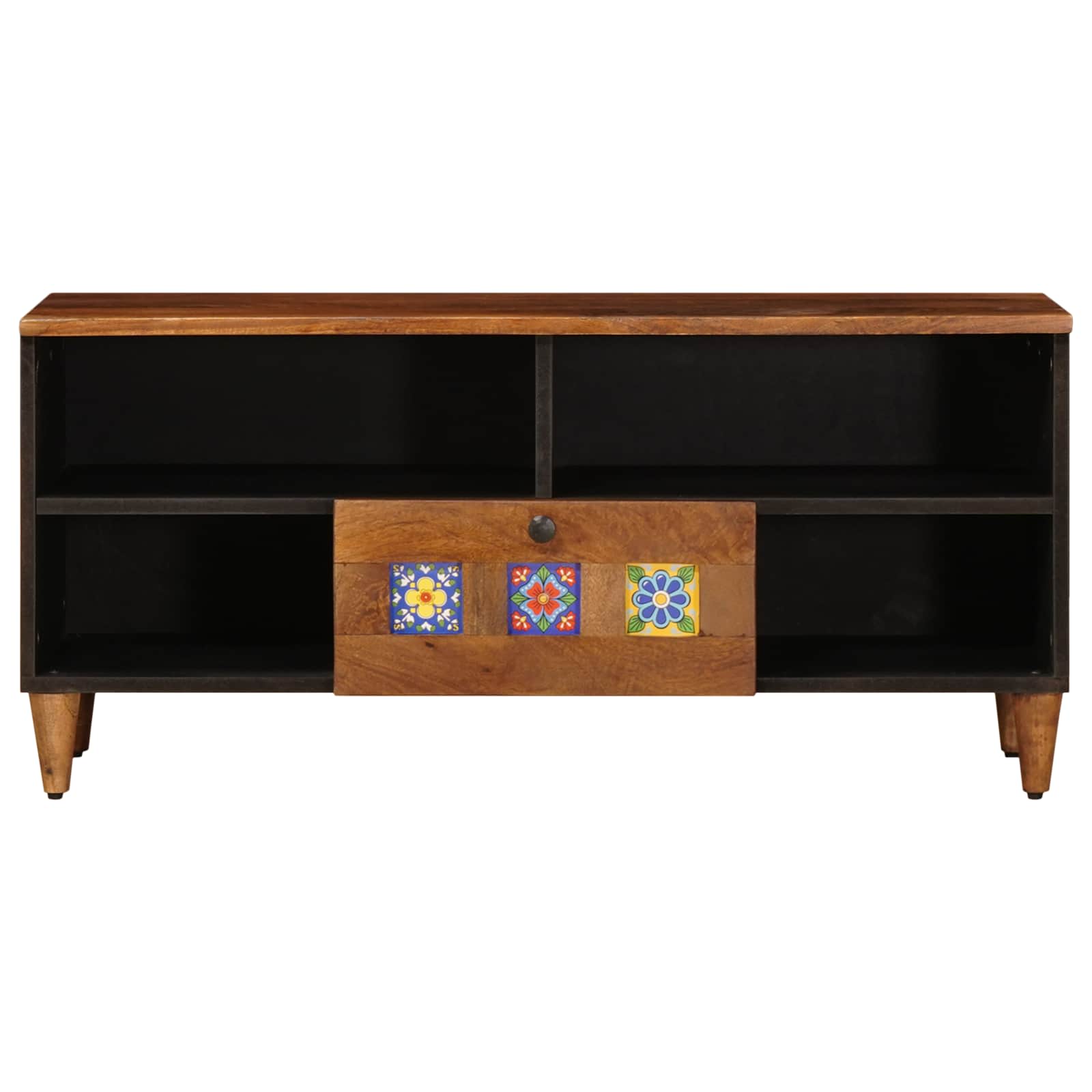TV cabinet walnut 100 x 33.5 x 46 cm