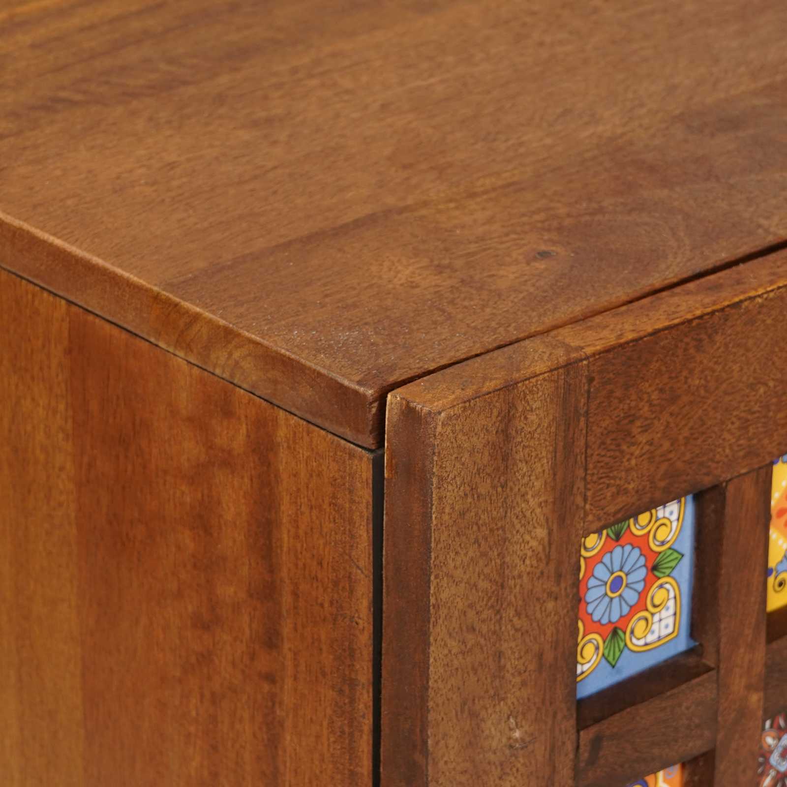 Console table with shelf walnut 90 x 33.5 x 75 cm