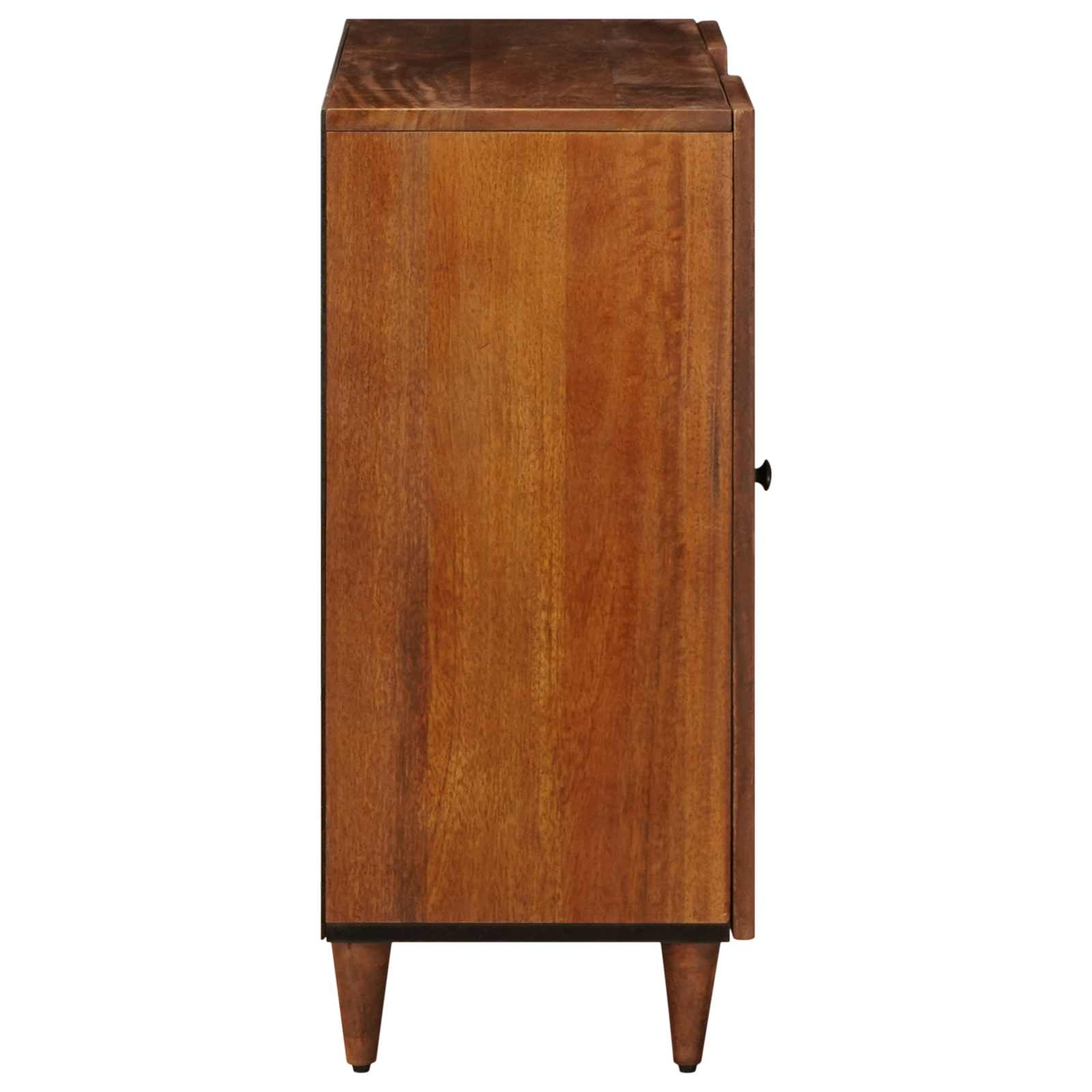 Console table with shelf walnut 90 x 33.5 x 75 cm