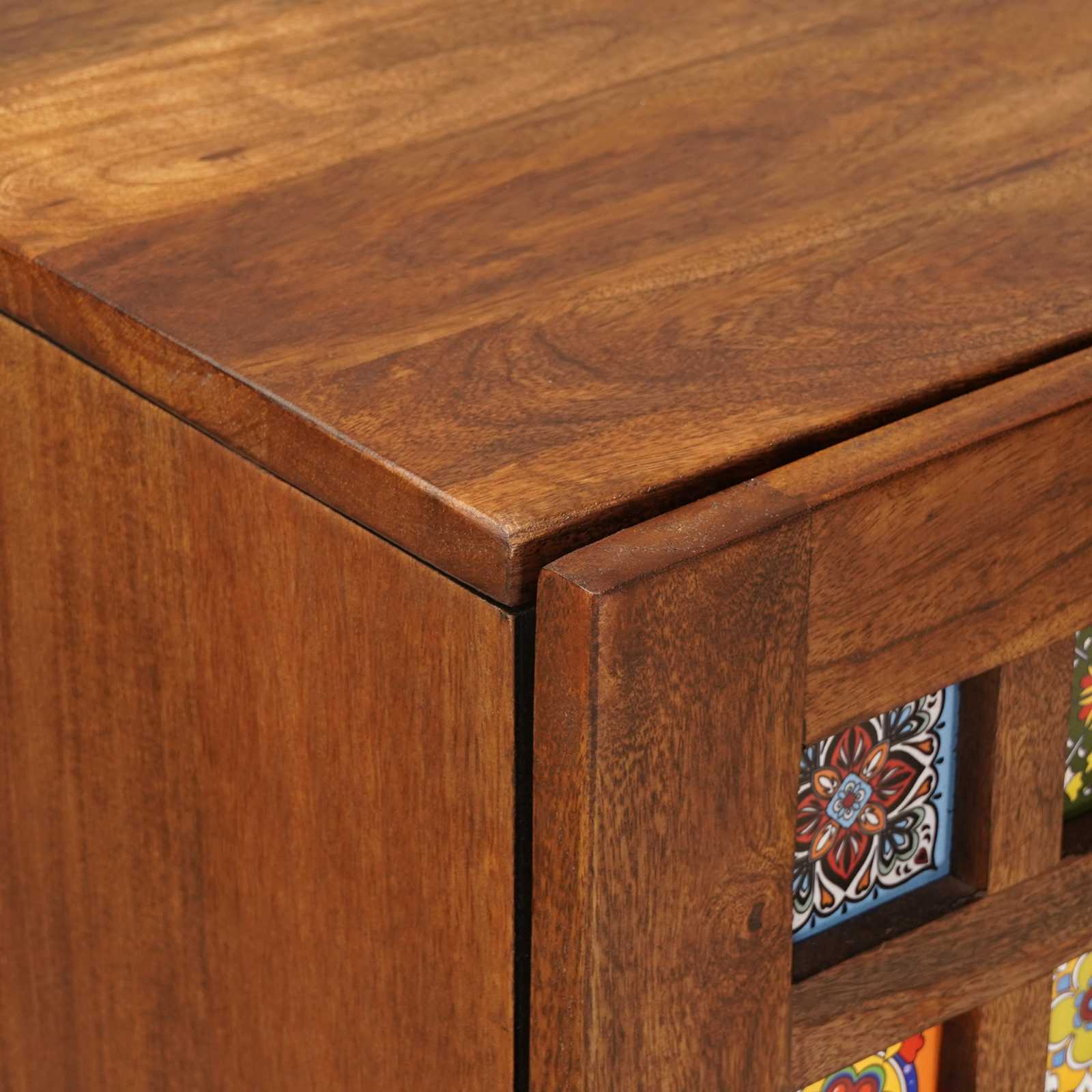 Highboard walnut 40 x 33.5 x 110 cm
